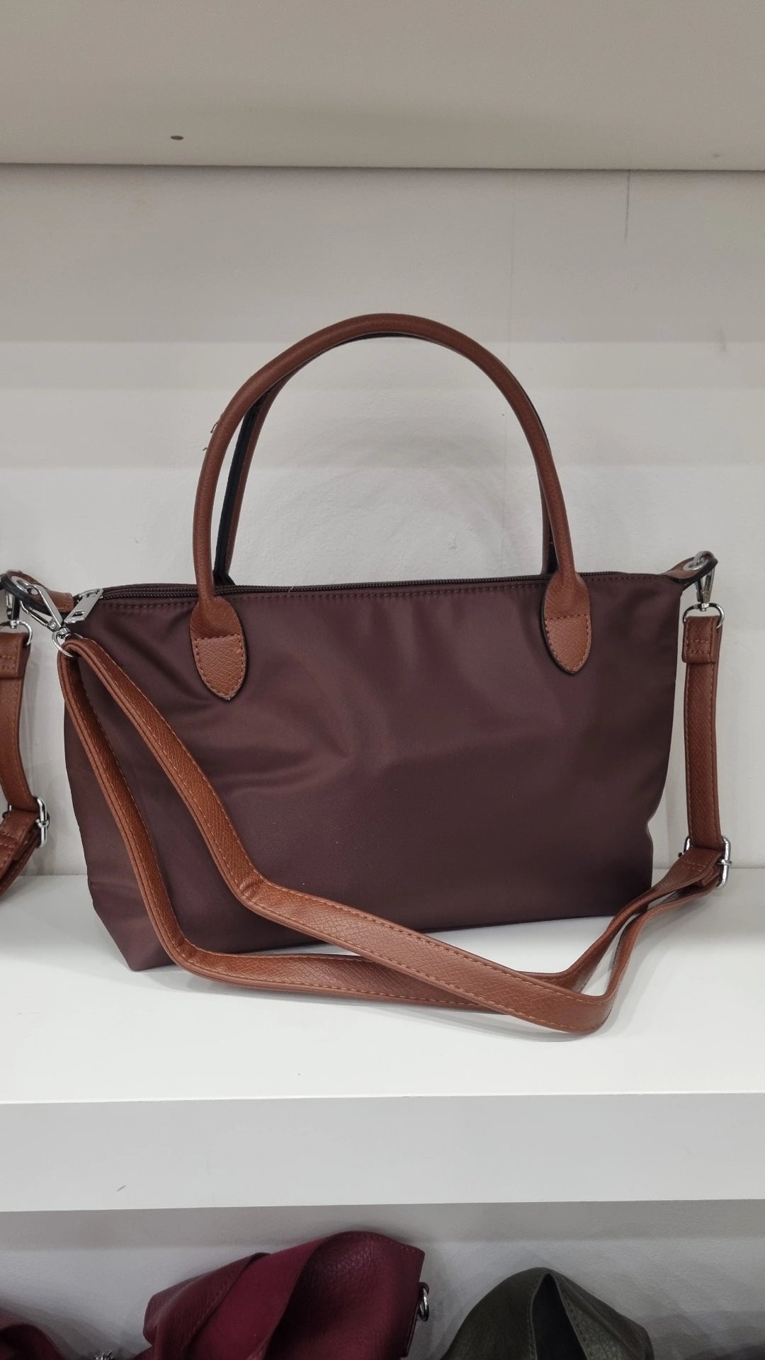 Chocolate brown crossbody bag