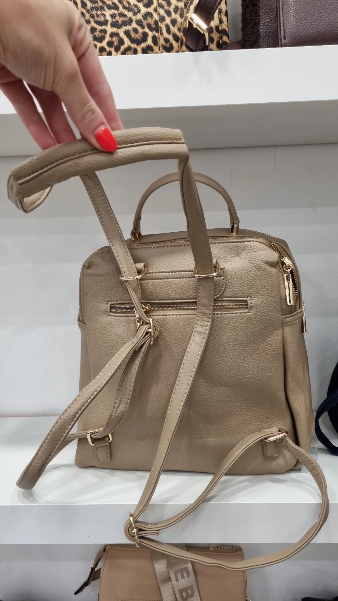 Tote double compartment bagpack