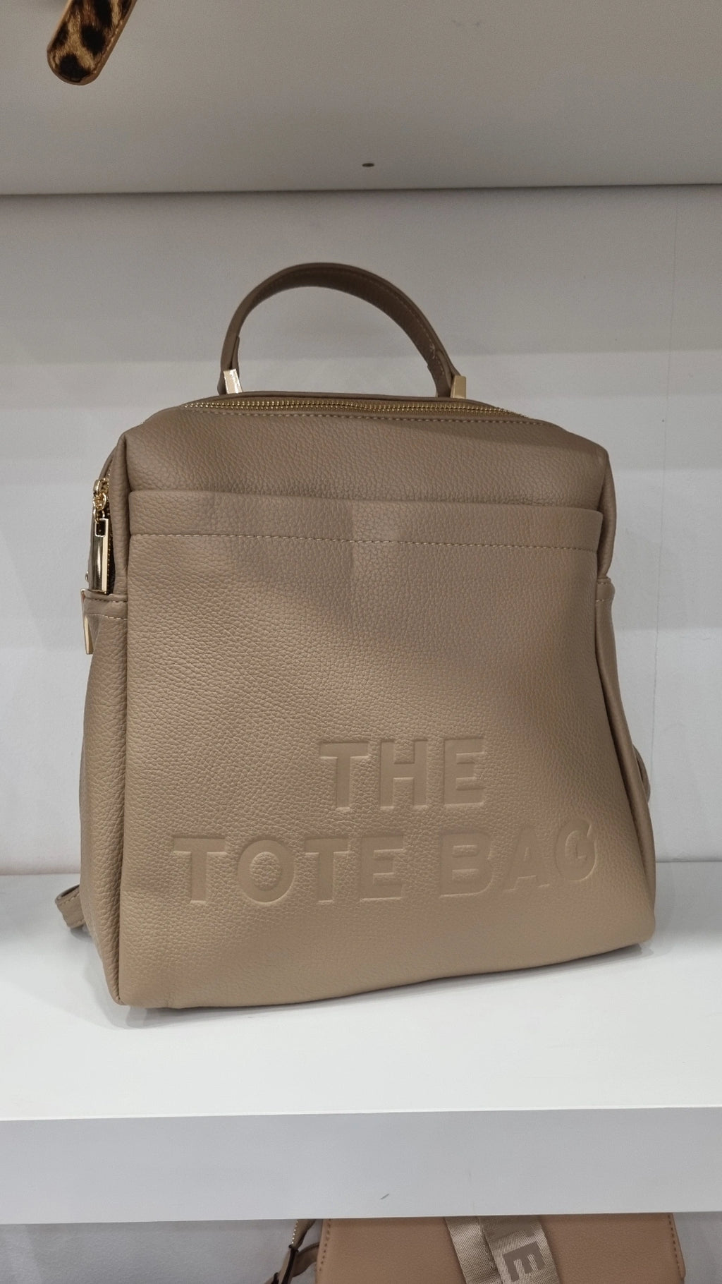 Tote double compartment bagpack