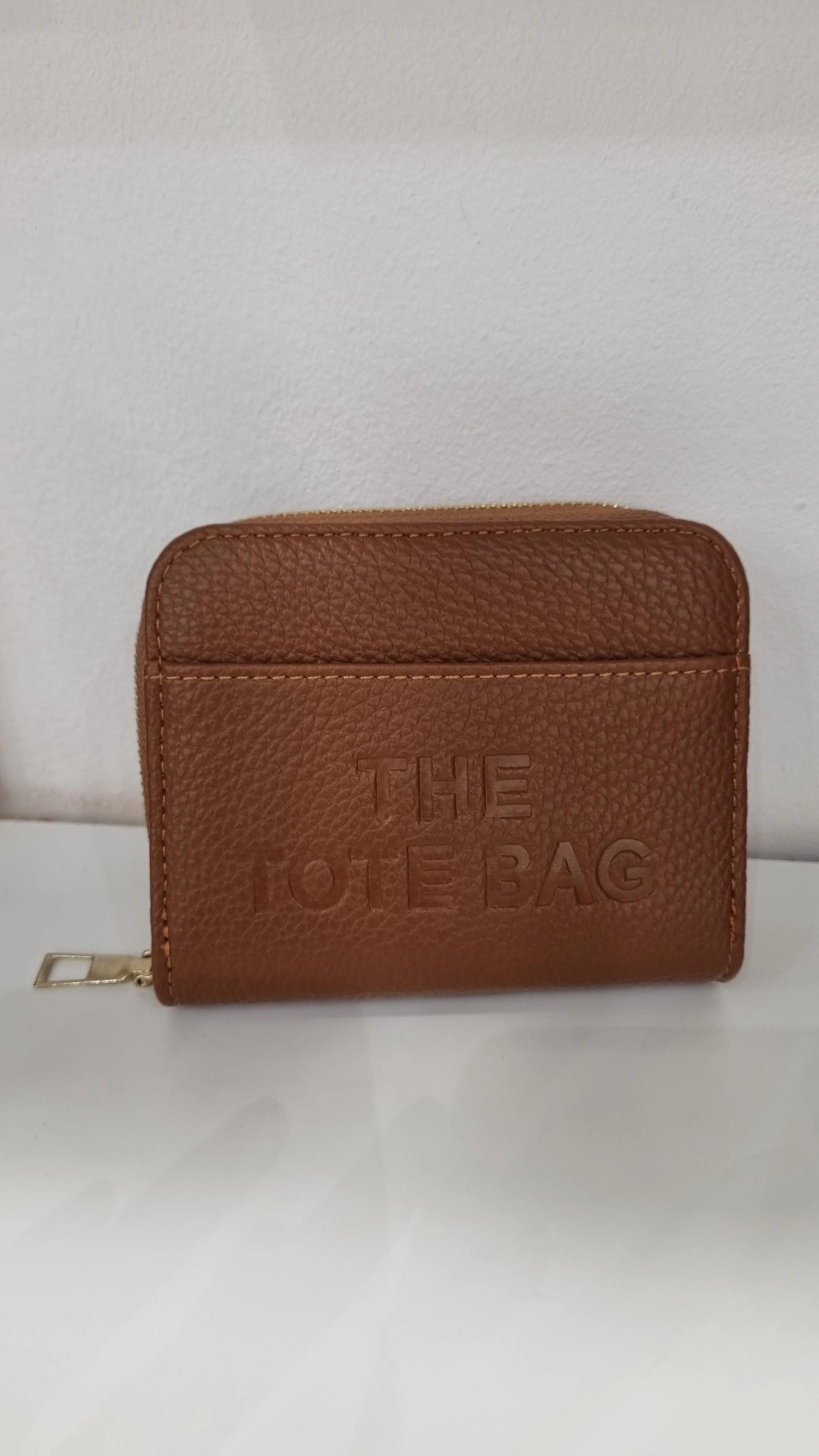 Tote small rfid secure purse in tan